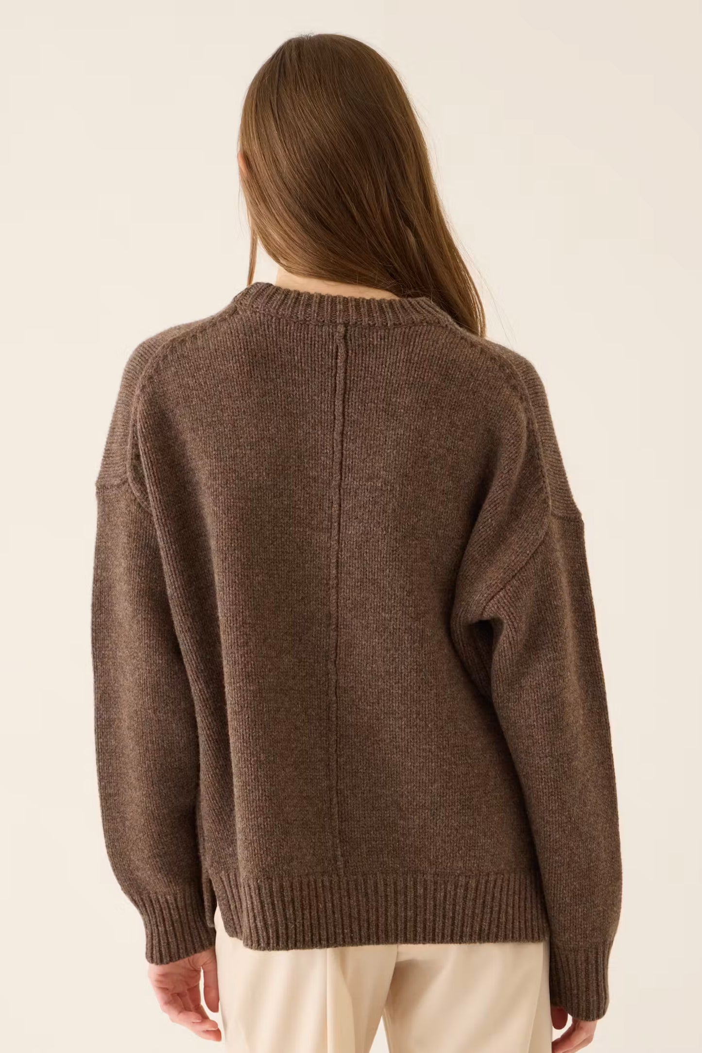 Maude Merino Wool Sweater | Bark