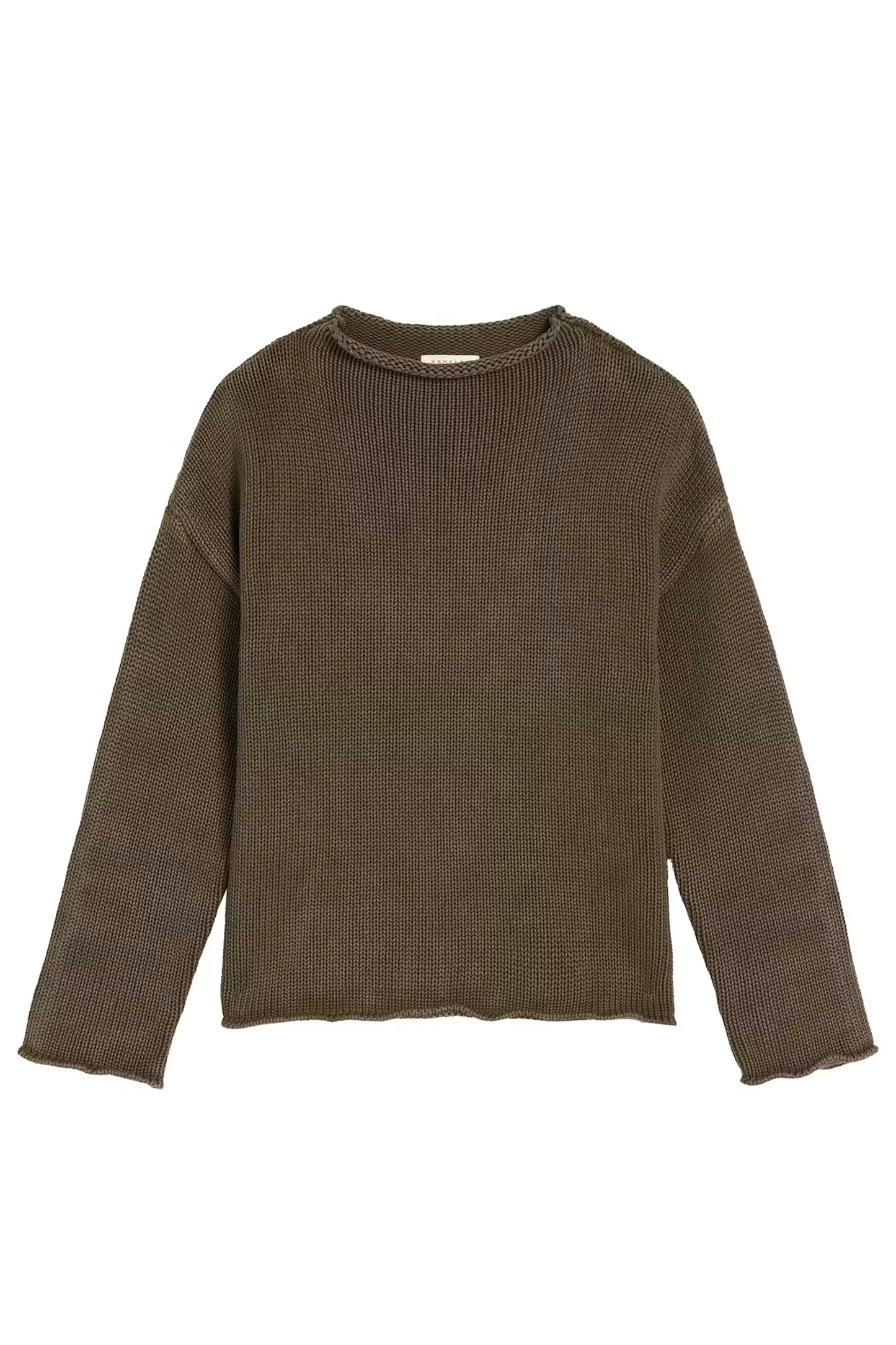 Lamis Washed Cotton Sweater | Caper