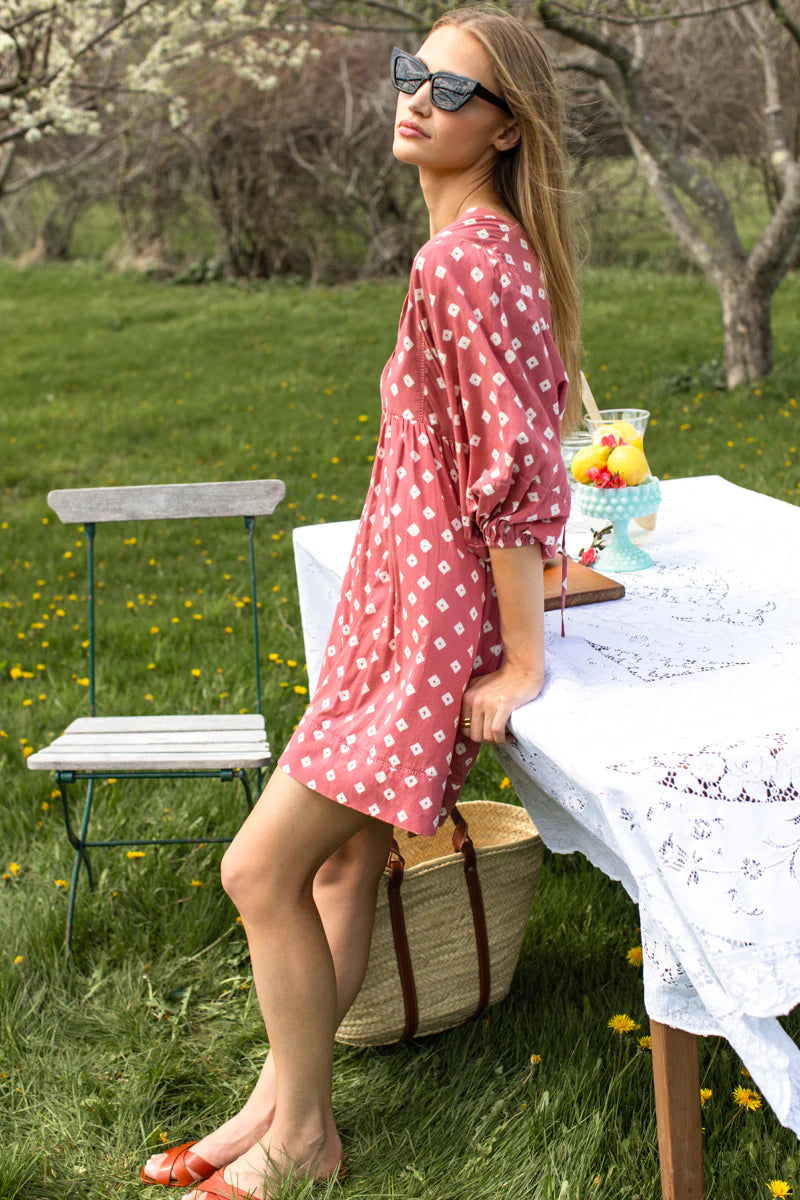 Bastian Beachy Dress | Antique Rouge Diamonds