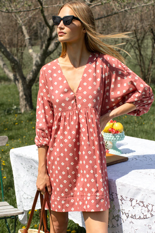 Bastian Beachy Dress | Antique Rouge Diamonds