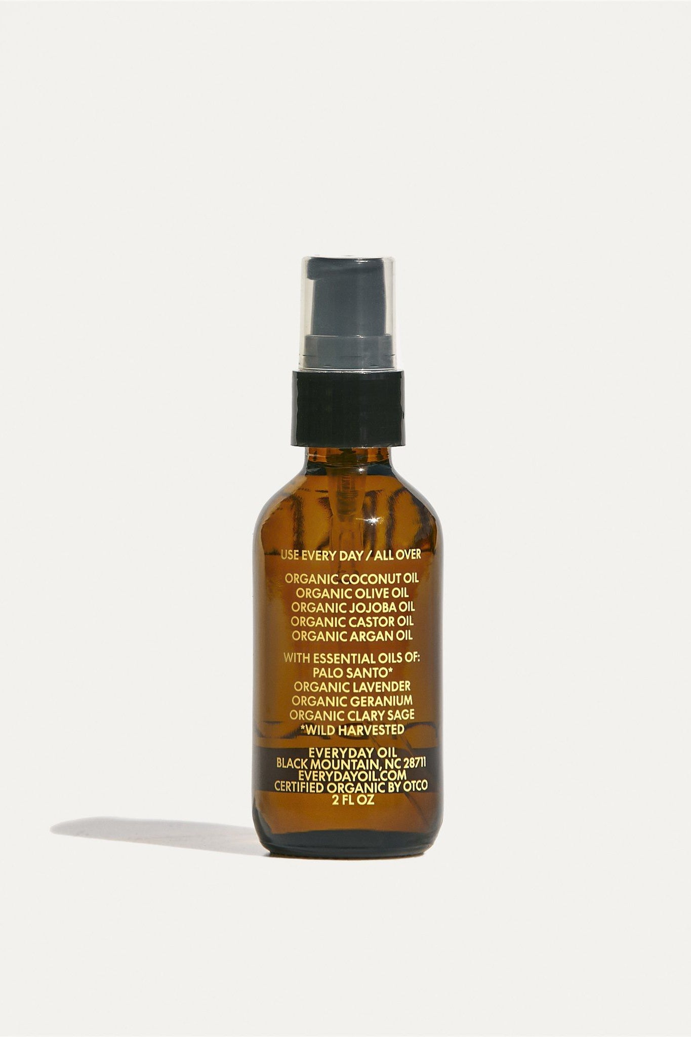 EVERYDAY OIL - 2 oz Bottle Mainstay Blend of Organic and Essential Oils for Hair, Skin, Body, and Face - Made in USA