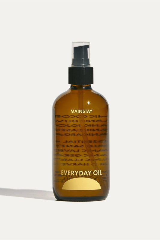 EVERYDAY OIL - 8 oz Bottle Mainstay Blend of Organic and Essential Oils for Hair, Skin, Body, and Face - Made in USA