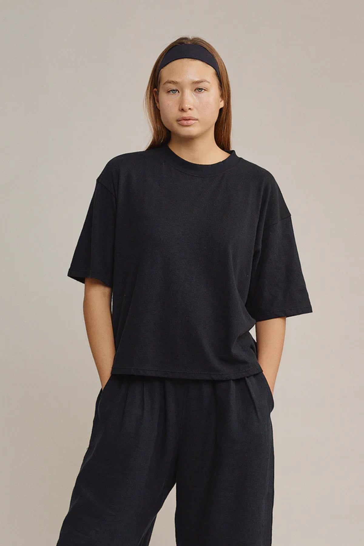 Ramona Tee | Black Organic