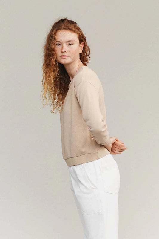 Crux Cropped Sweatshirt | Canvas Organic