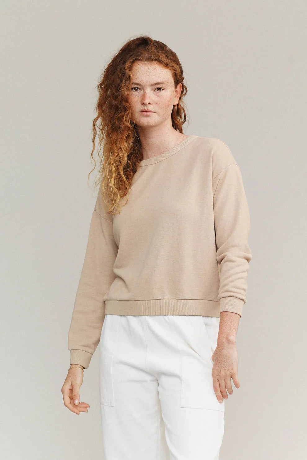 Crux Cropped Sweatshirt | Canvas Organic