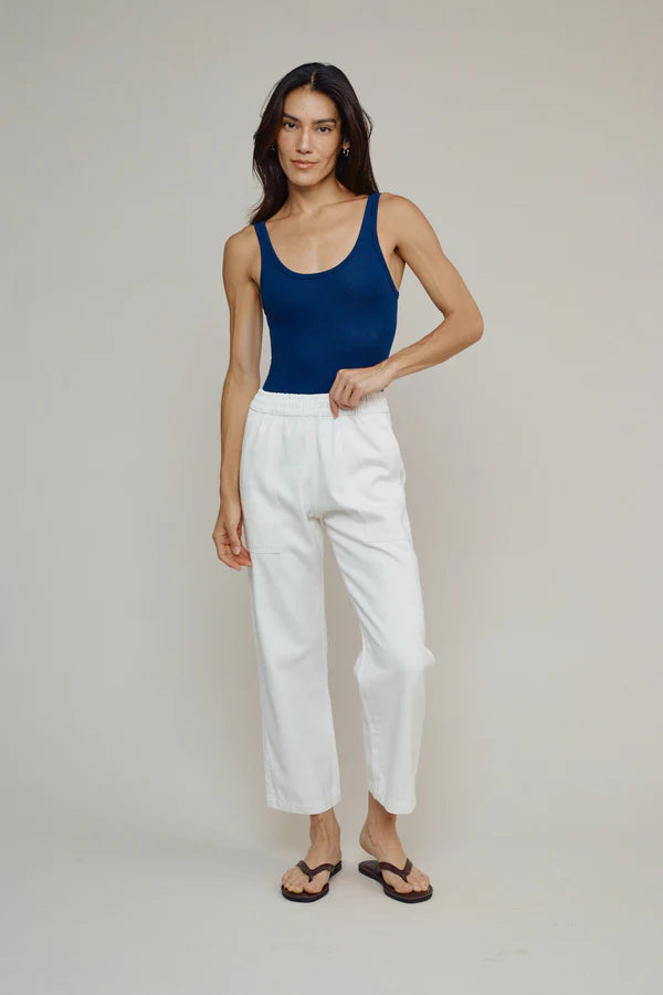Ocean Pant | Washed White Organic