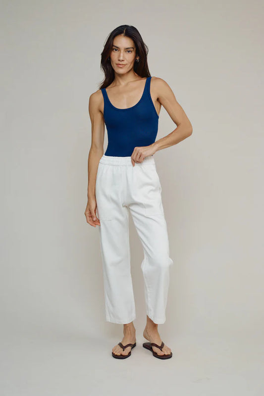 Ocean Pant | Washed White Organic