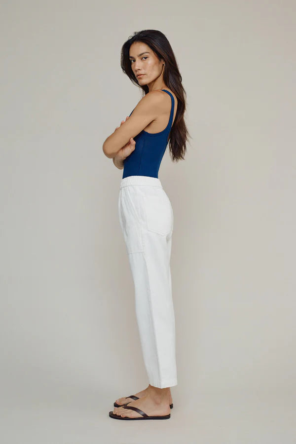 Ocean Pant | Washed White Organic