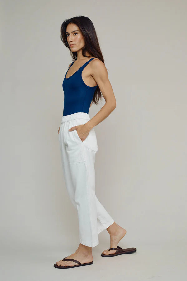 Ocean Pant | Washed White Organic