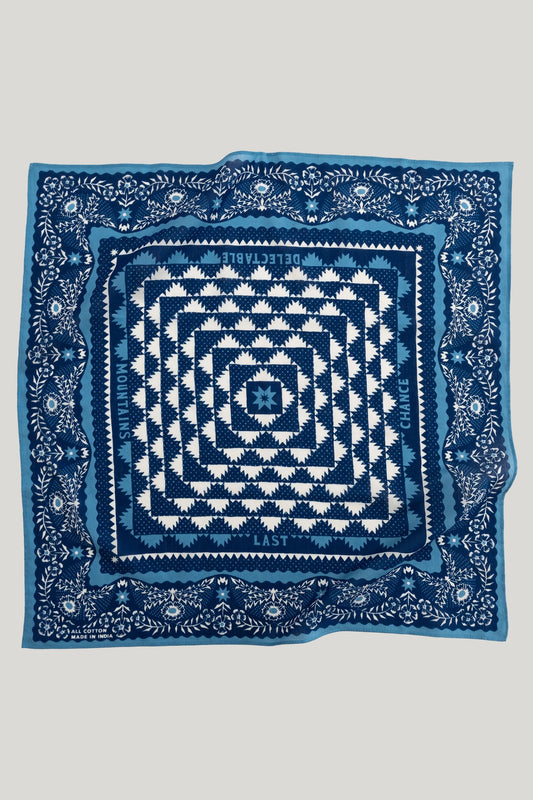 Cotton Mountain Bandana | Navy Blue