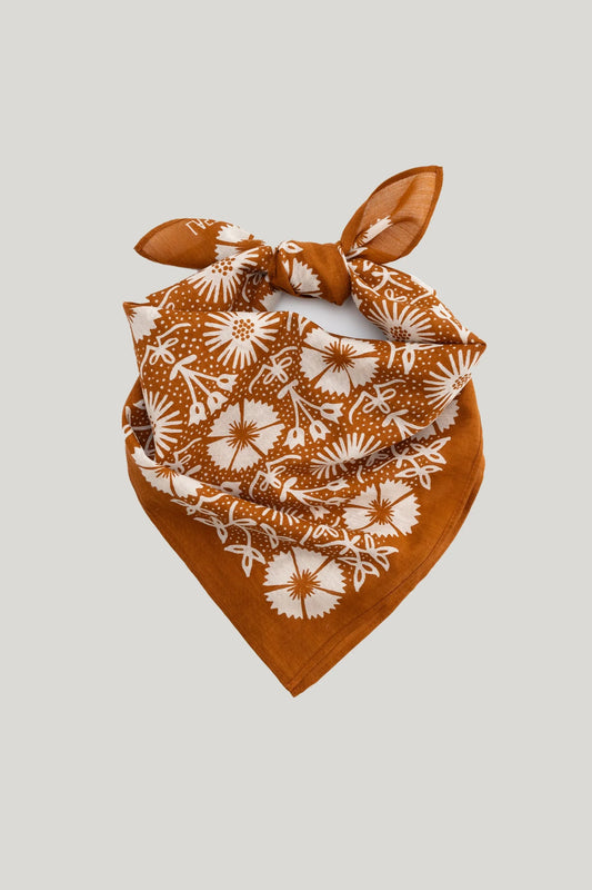 Cotton Ramble Bandana | Tobacco