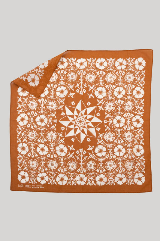 Cotton Ramble Bandana | Tobacco