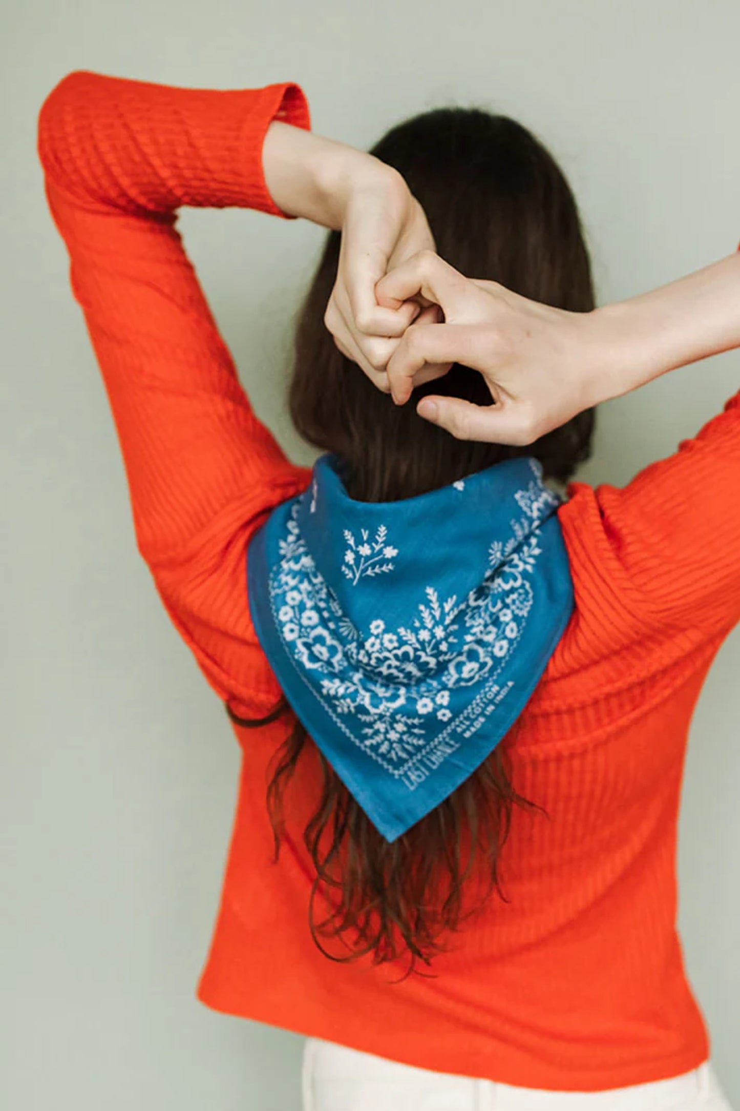 Cotton Field Bandana | Azure Blue