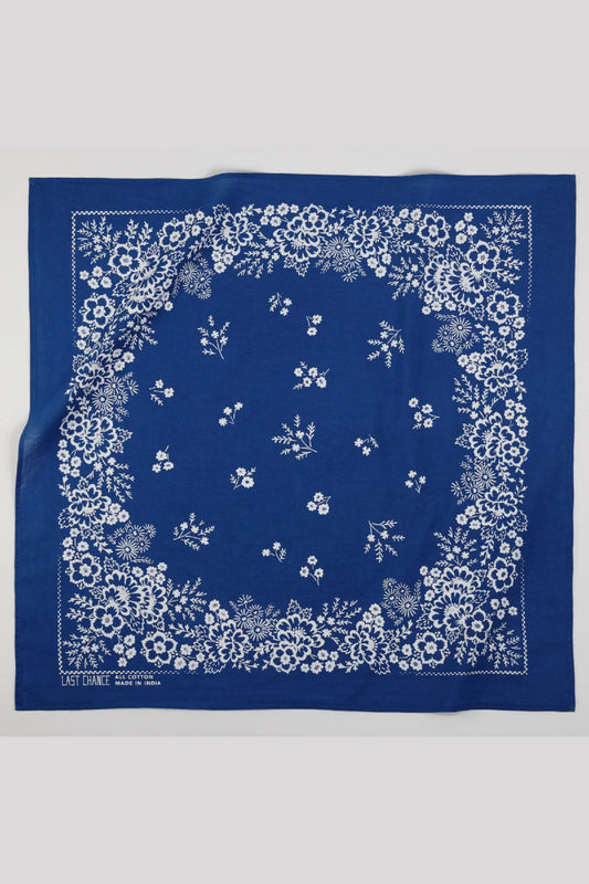 Cotton Field Bandana | Azure Blue