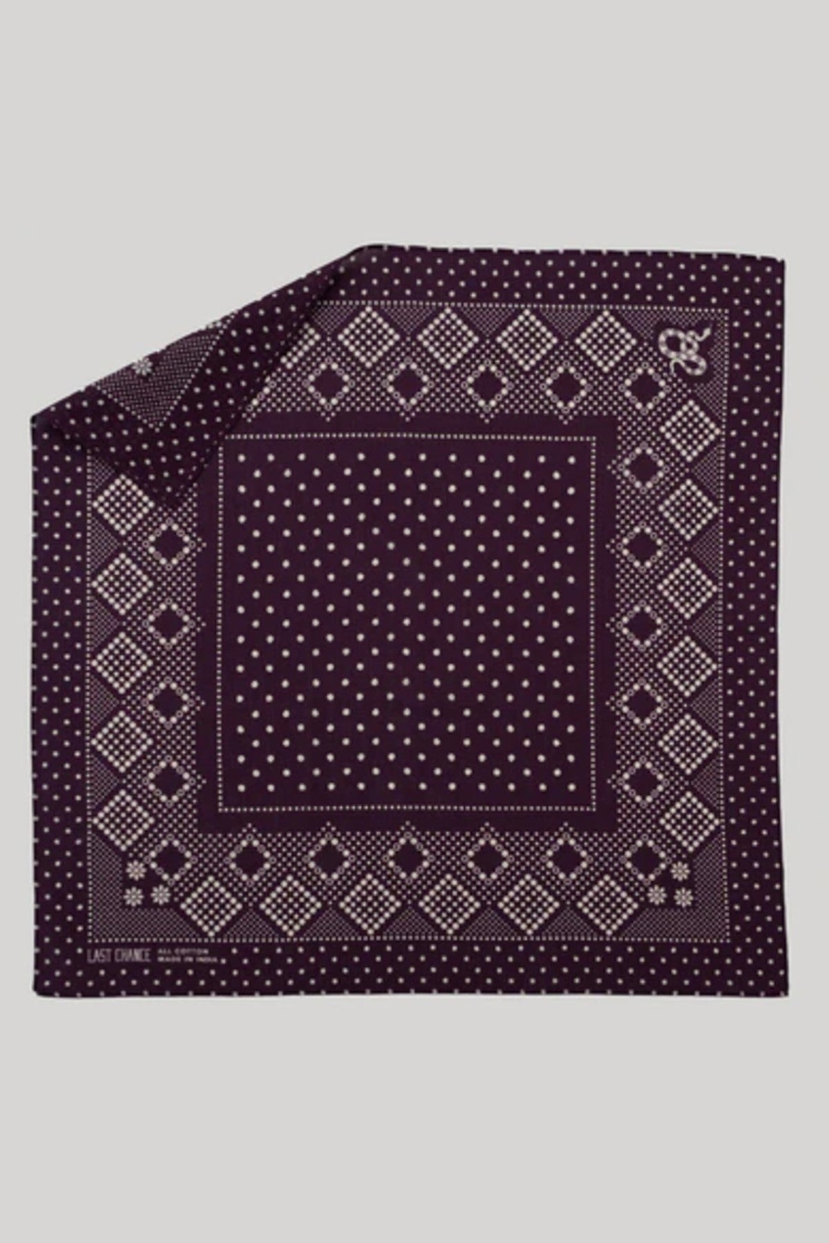 Cotton Daisy Bandana | Plum