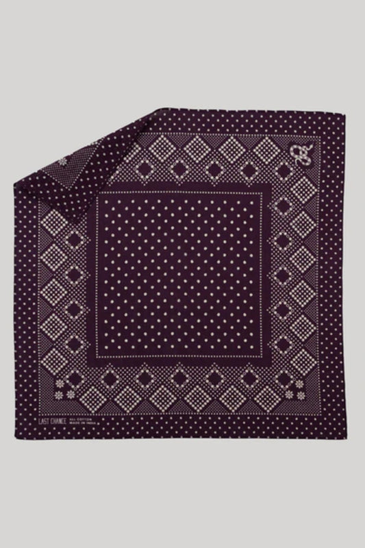 Cotton Daisy Bandana | Plum