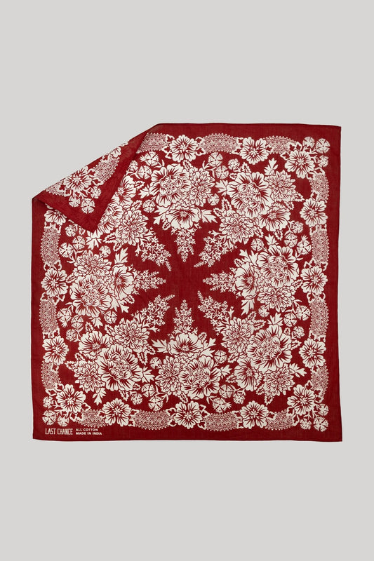 Cotton Blossom Bandana | Brick