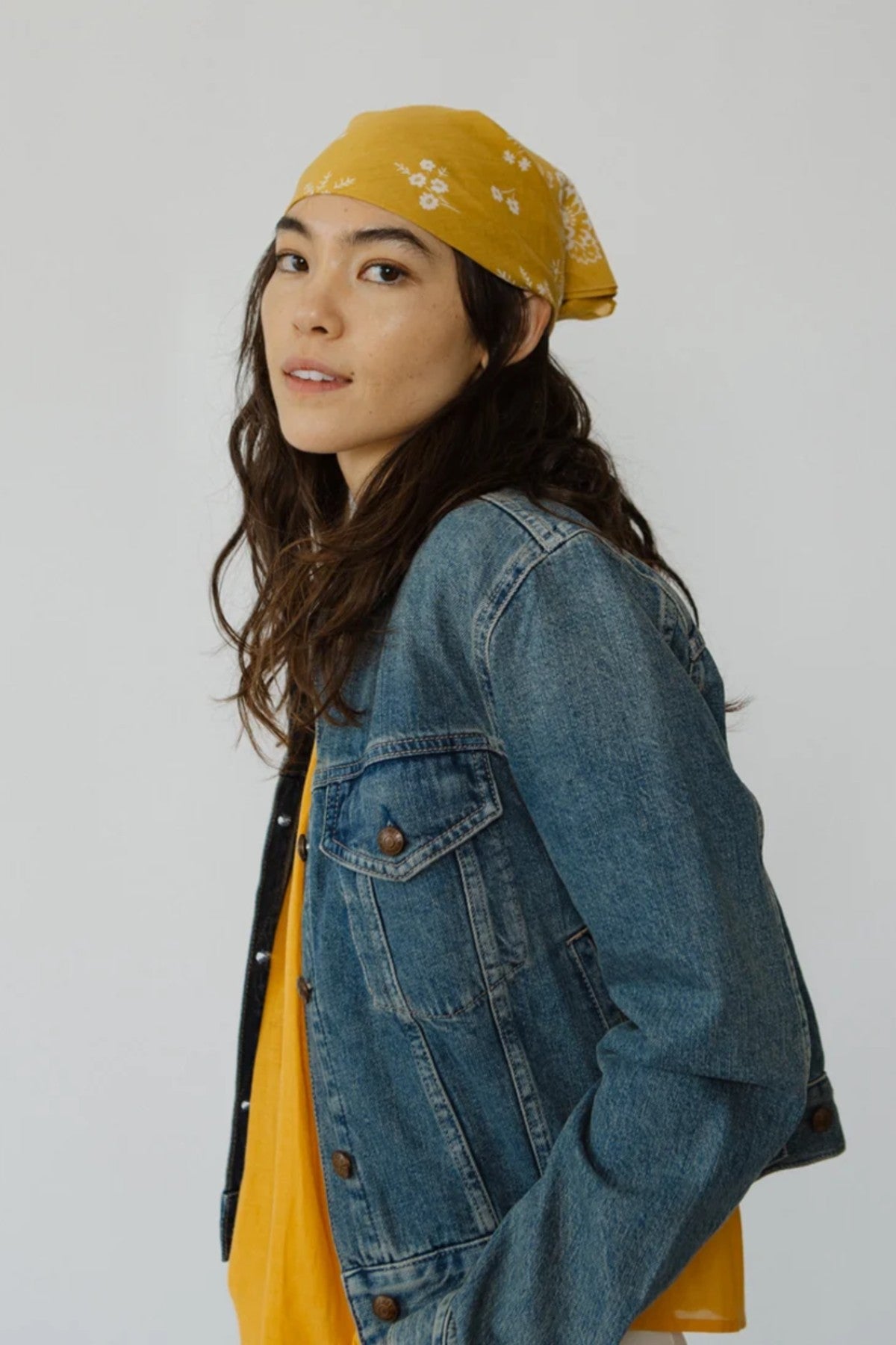 Cotton Field Bandana |  Chartruese