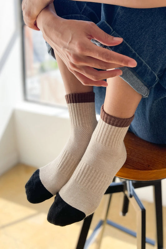 Girlfriend Socks | Black Coffee