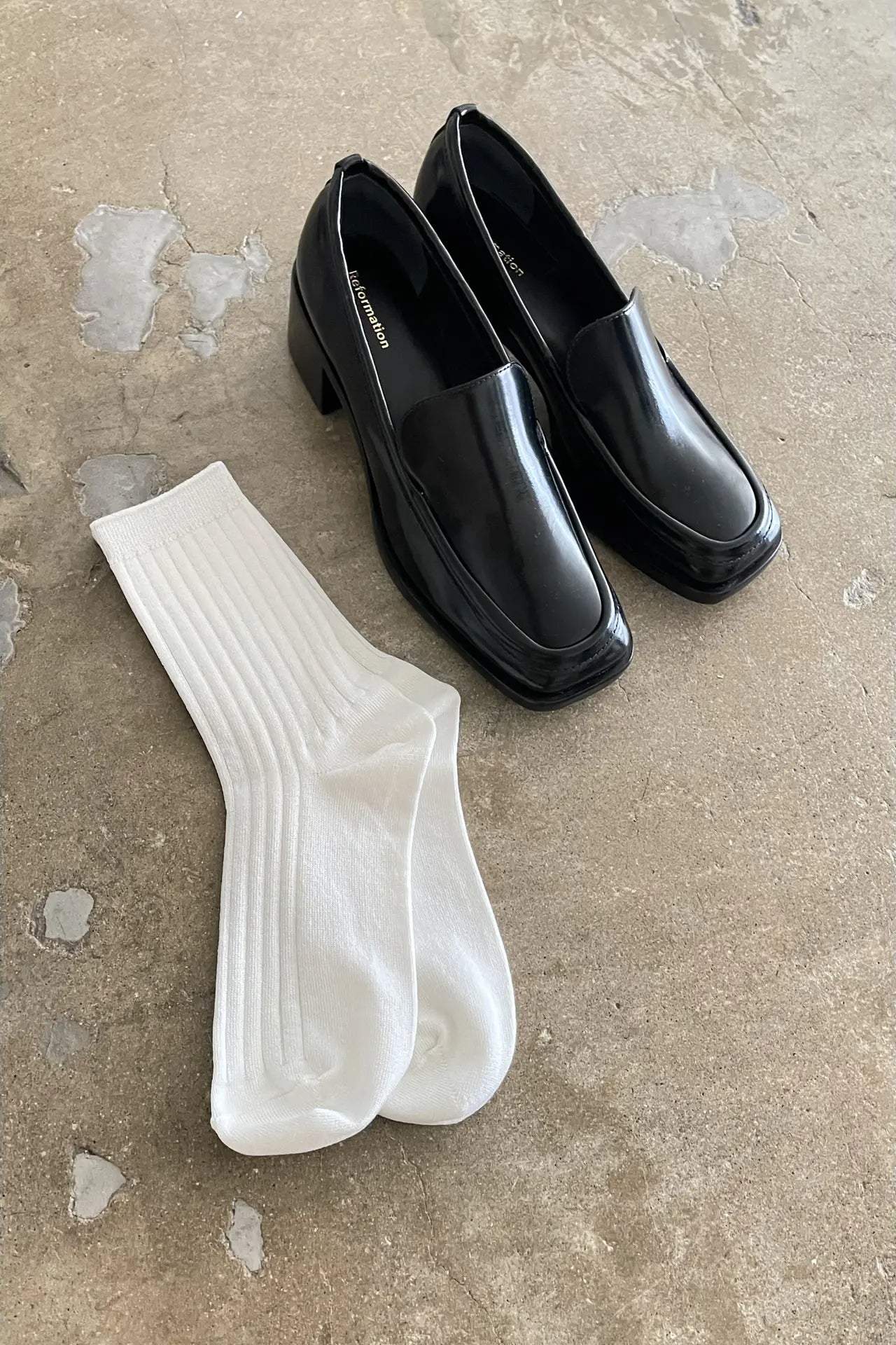 Her Cotton Socks | Classic White