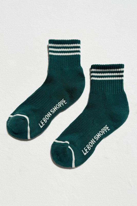 Girlfriend Socks | Hunter Green
