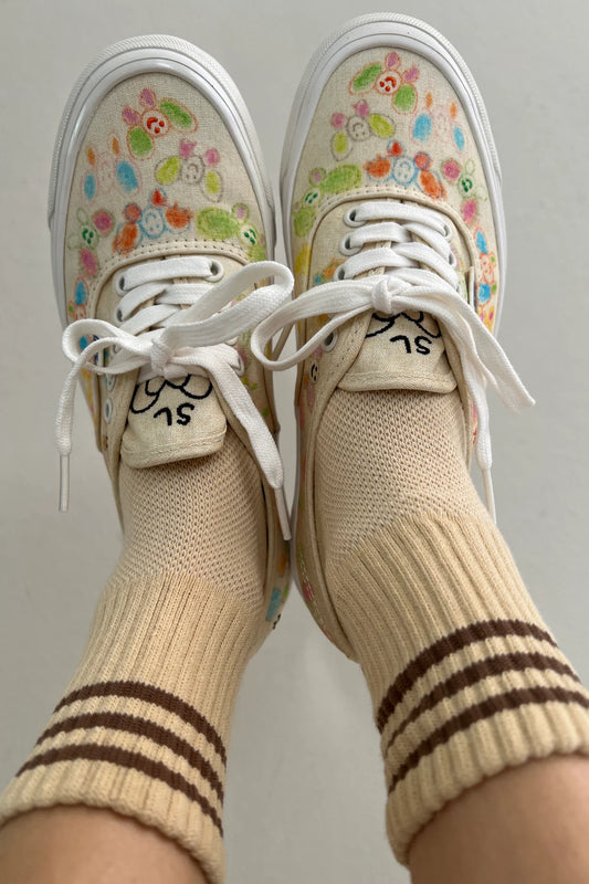 Girlfriend Socks | Gold Daisy
