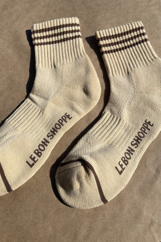 Girlfriend Socks | Gold Daisy