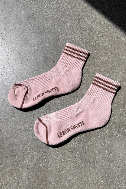 Girlfriend Socks | Peach Bellini