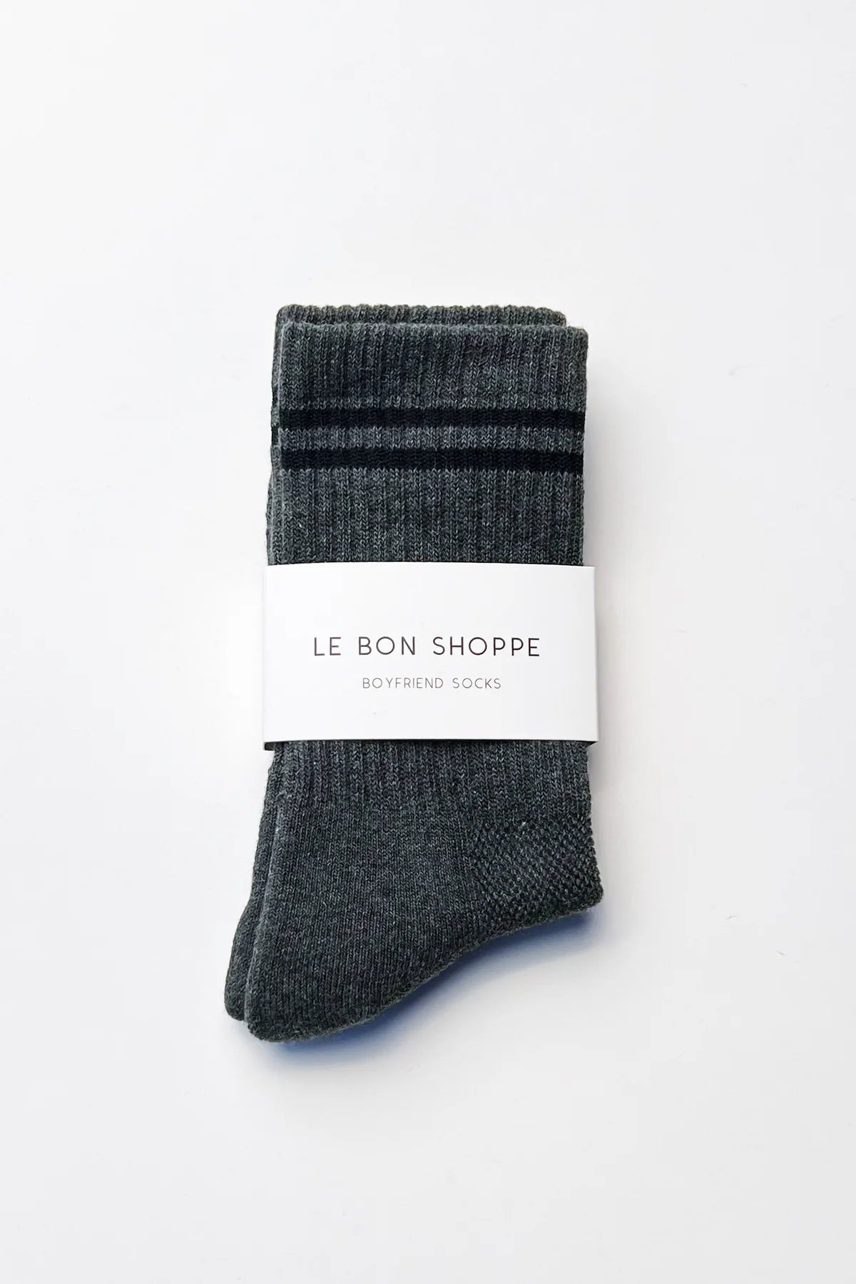 Boyfriend Socks | Charcoal