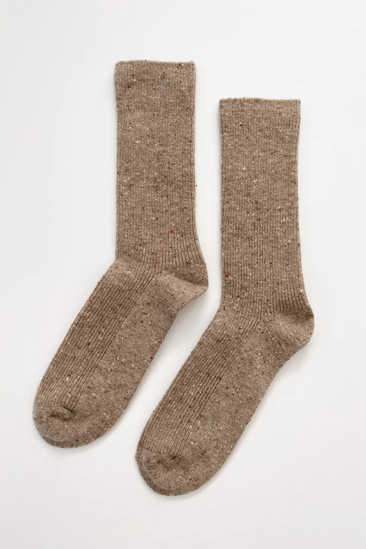 Snow Socks | Tan Wool