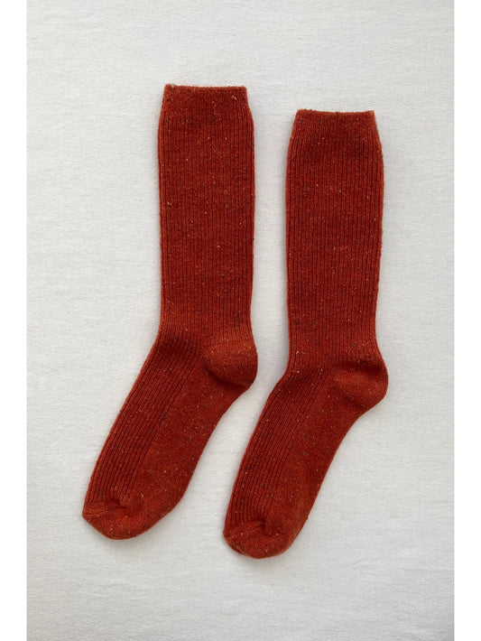 Wool Snow Socks | Gingerbread