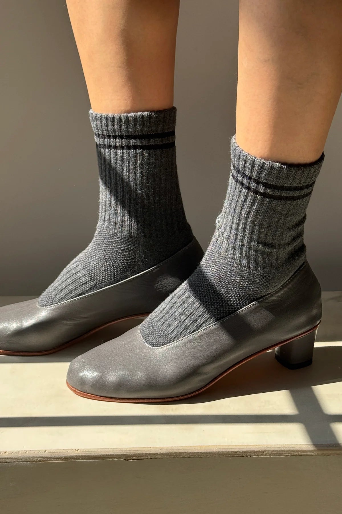 Boyfriend Socks | Charcoal