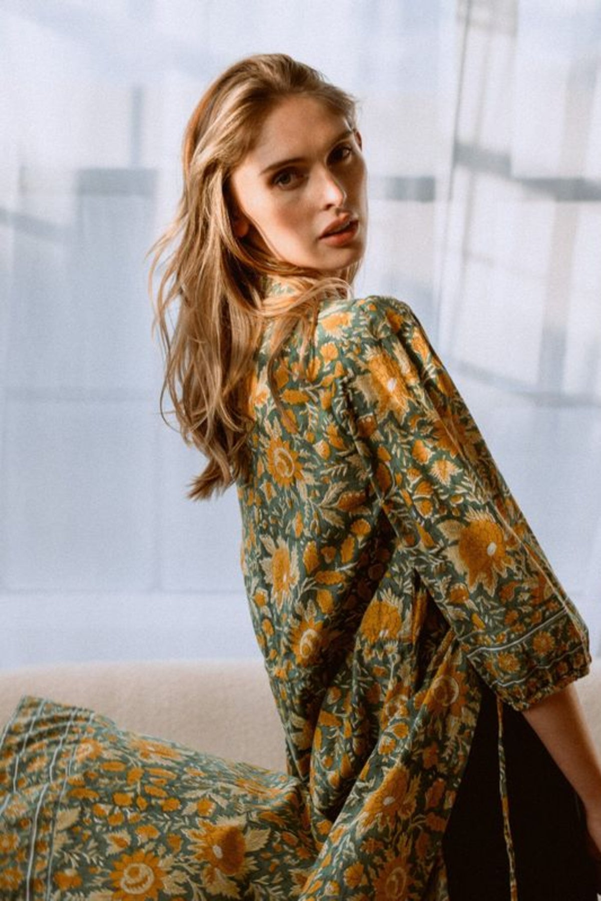 Alys Cotton Dress | Juno Print