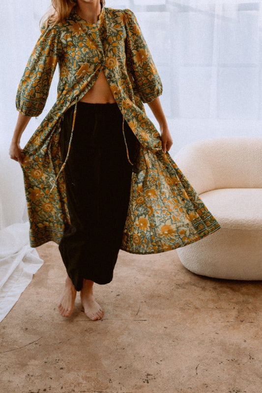 Alys Cotton Dress | Juno Print