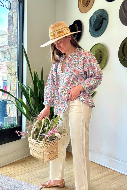 Willow Cotton Blouse | Cici Print