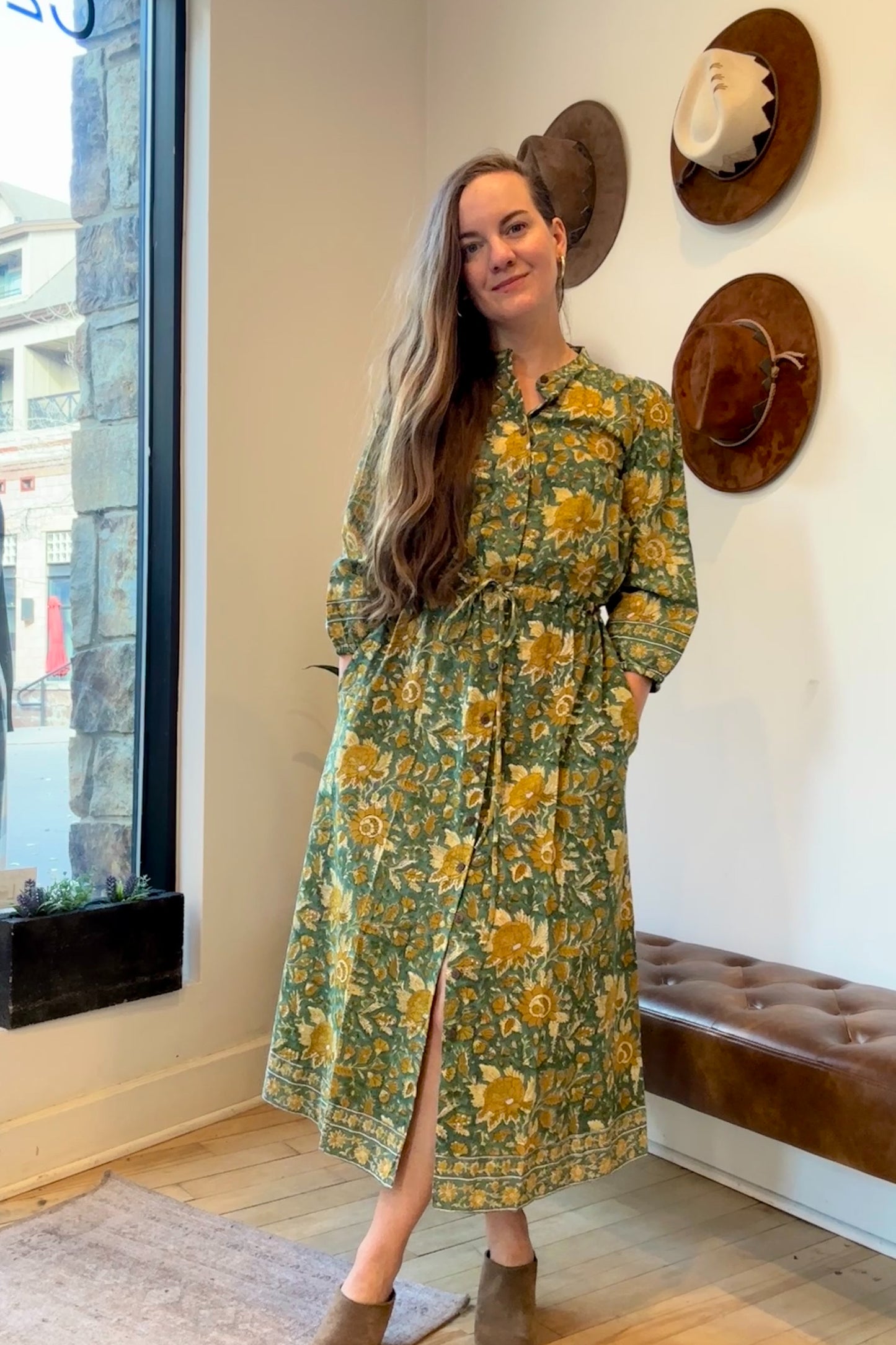 Alys Cotton Dress | Juno Print