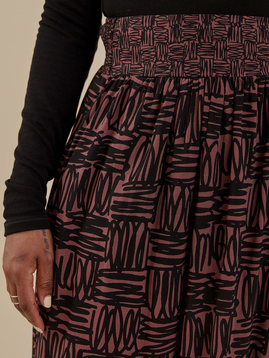Mila Midi Skirt | Mocha Scribbles
