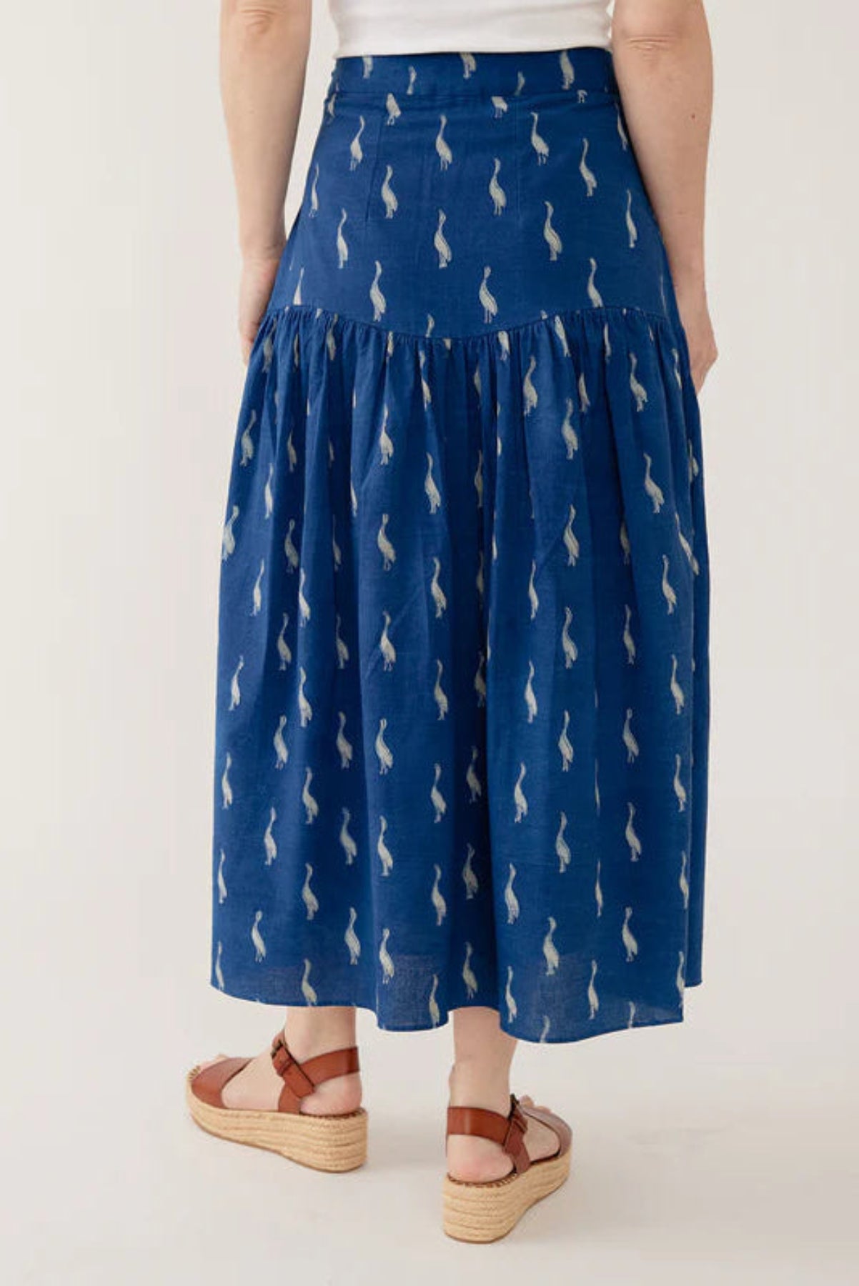 Sylvie Drop Waist Skirt | Indigo Goose