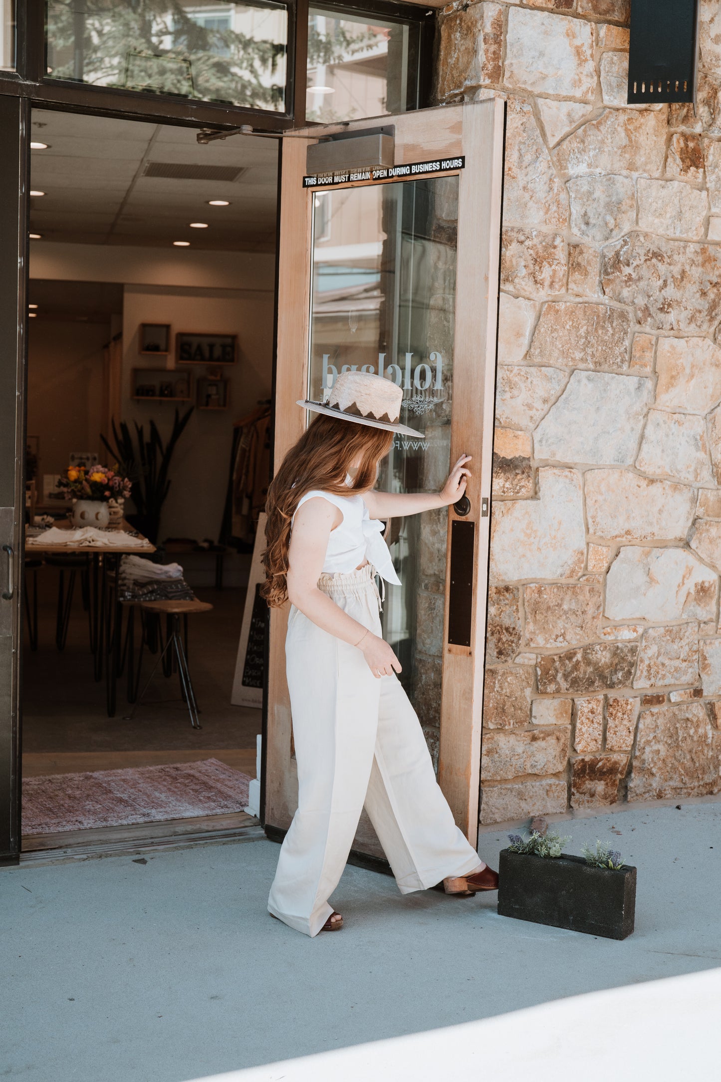 Kampot High Waisted Pant | Deadstock Cream Linen