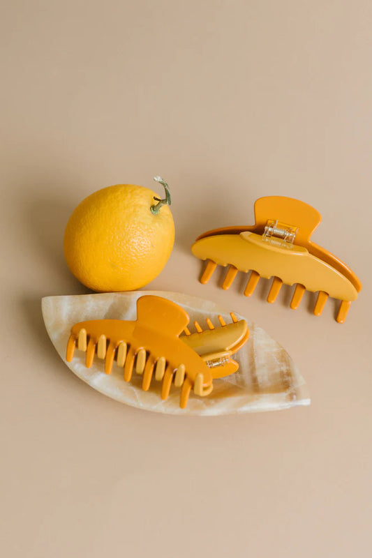 Large Hair Claw | Citrus
