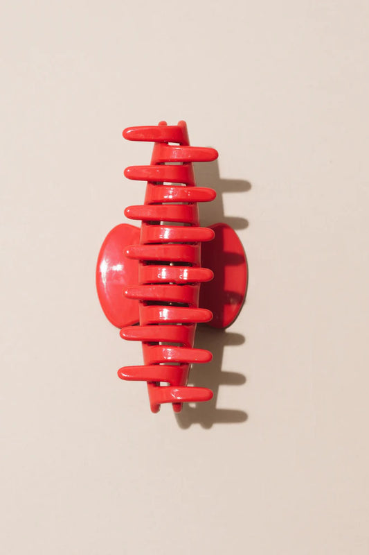 Large Hair Claw | Cherry Red