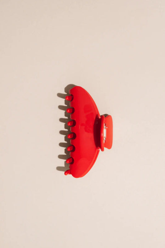 Large Hair Claw | Cherry Red