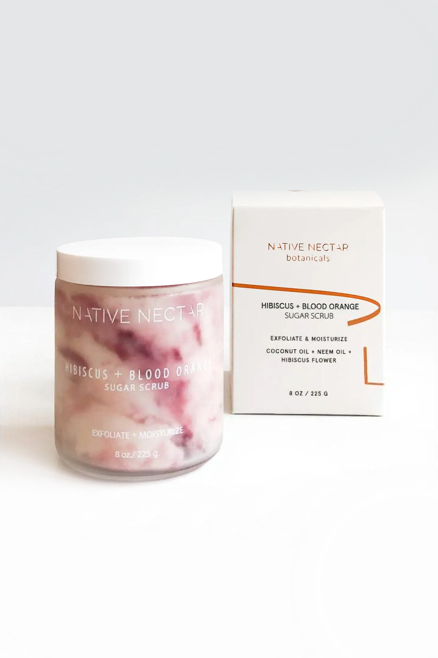 Hibiscus + Blood Orange Sugar Scrub | 8 oz