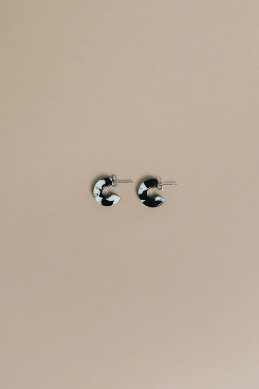 Mali Hoop | Black + White