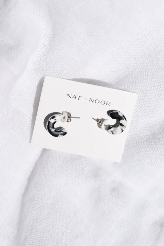 Mali Hoop | Black + White