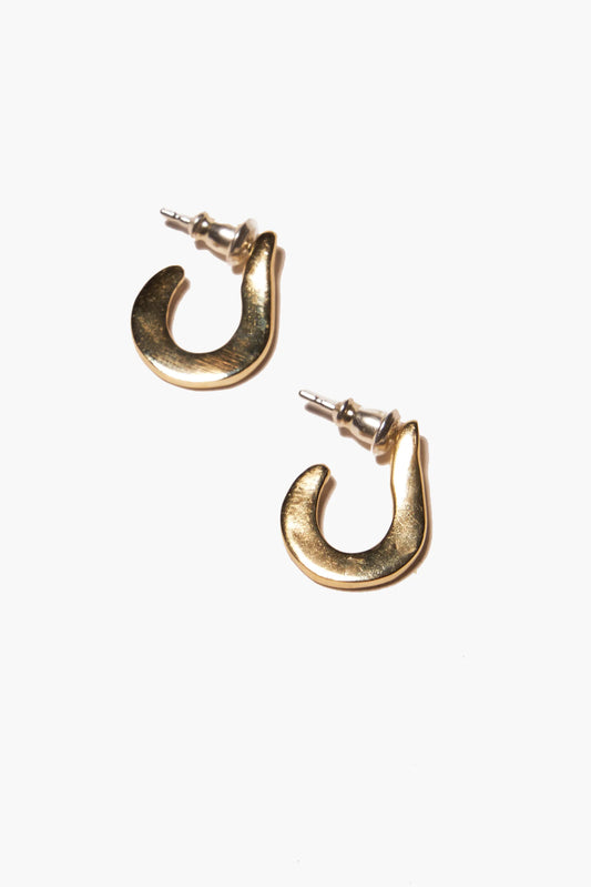 Buckle Hoops | Recycled Brass