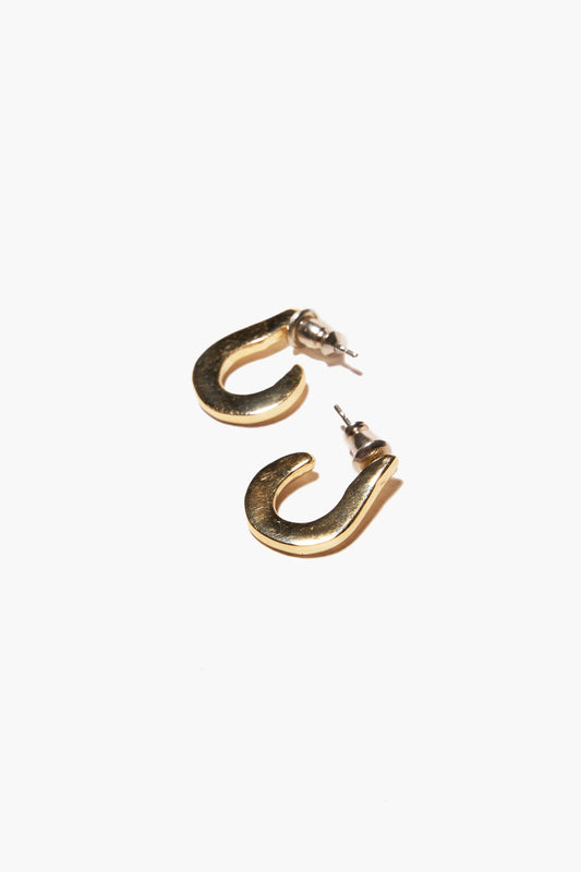 Buckle Hoops | Recycled Brass