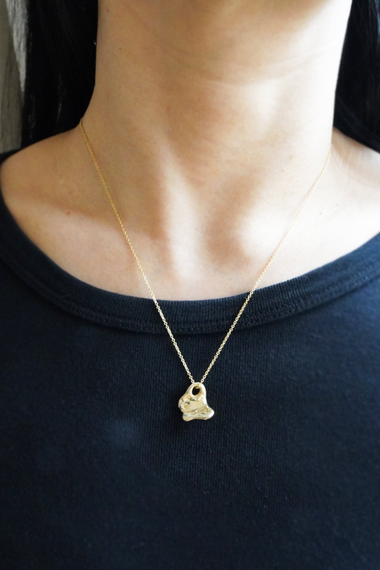 Papillon Pendant | Recycled Brass + Goldfill Chain