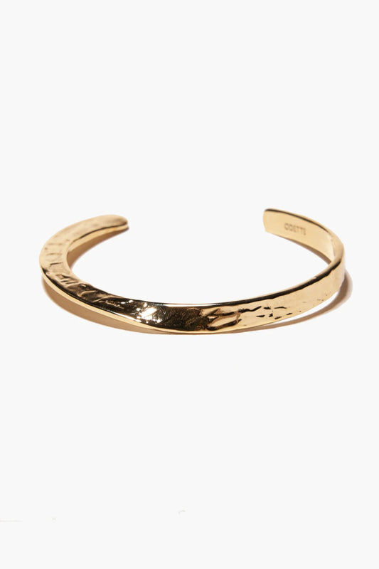 Sabine Hammered Cuff | Recycled Brass