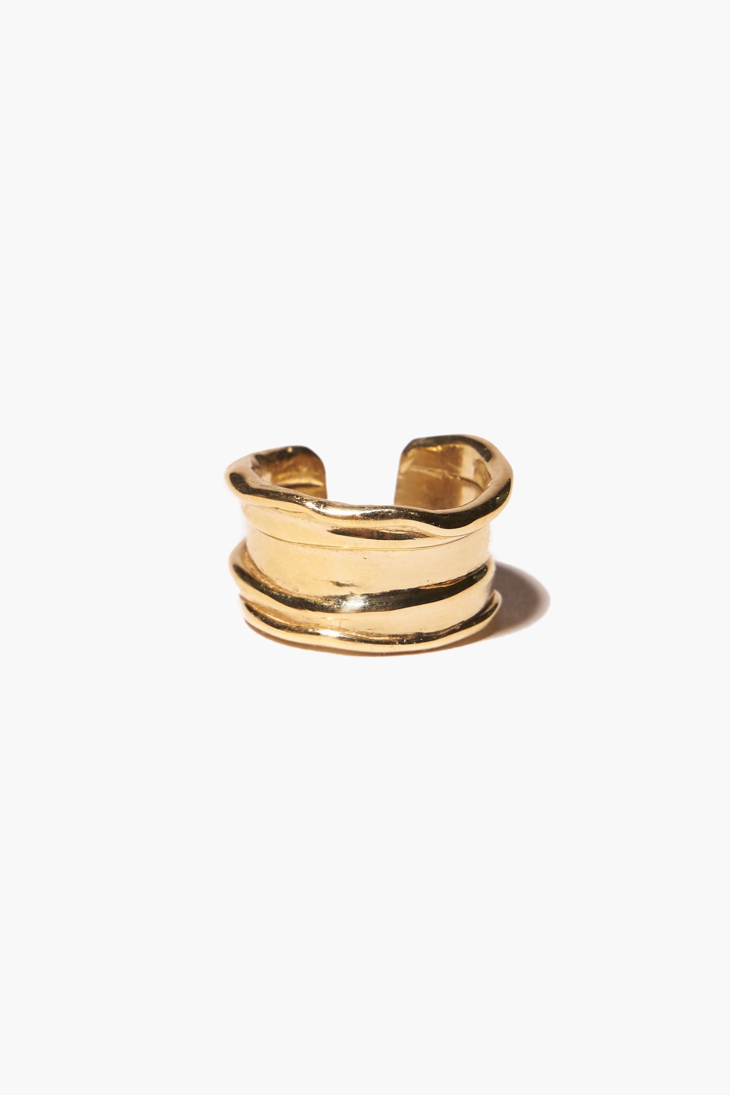 ODETTE_NY_Blanca_Chunky_Gold_Ring_Recycled-Brass_Handmade_in_USA